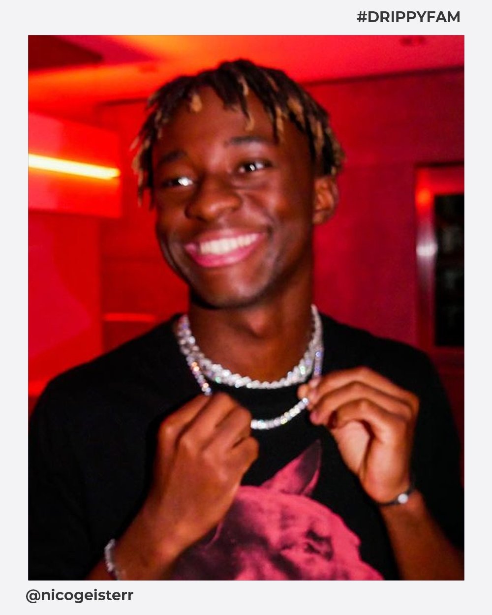 MOISSANITE TENNIS CHAIN. - 5MM